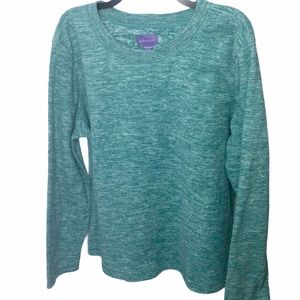 Laura Scott Spacedye Crewneck Microfleece Pullover